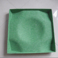 Panneau Acoustique 3D Moderne Décoratif 100% Fibre de Polyester Écologique Ignifuge pour Bureau, Salon, Chambre, Hôtel, École - Haute Qualité