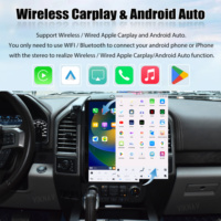 Autoradio Android pour Ford F150 2015-2022 Wireless Carplay Touch Screen GPS Navigation Multimedia Player Auto Stereo Head Unit