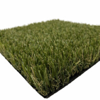 2025 Pabrik rumput HANWEI murah lembut ganda PP + PU dukungan rumput dingin rumput sintetis 12x15 gulungan 3ft 60ft perekat