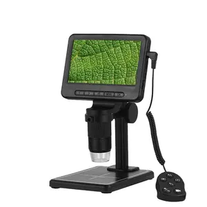 2022 5 Inch 1080P Microscoop Voor Mobiele Telefoon Reparatie Zwart Pixel Android Led Licht Focus 5mp Draadloze Usb Digitale microscoop