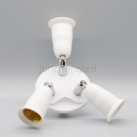 Electrical Sockets 295mm Screw e14 - e17 Lamp Holder Universal Hose Light Base E14 to E27 Lamp Adapter Lampholder