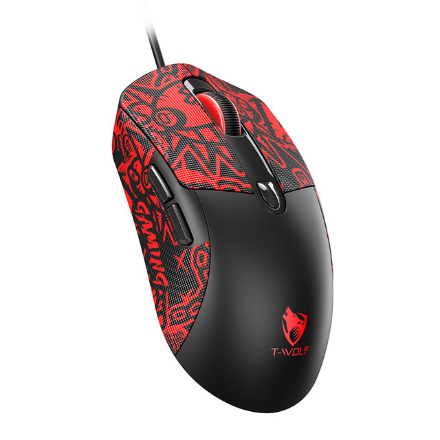 G550 Wholesale Computer Office Glowing Mouse 7200 DPI Max Ergonomic Wired Gaming Mouse With Side Buttons