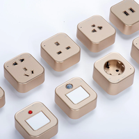 Système de rail électrique modulaire multifonctionnel en aluminium pour prise murale EU, rail d'alimentation mobile