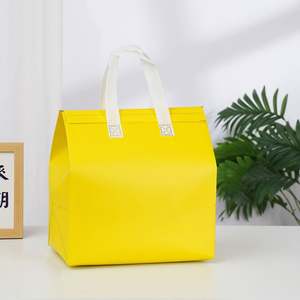 กระเป๋าเก็บความเย็นแบบไม่ทอสำหรับใส่ของชำ อาหาร นม กาแฟ - Product Image 3