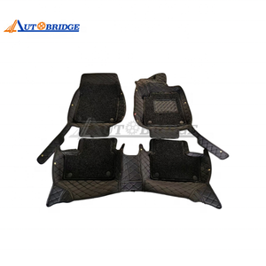 Alfombrillas de Coche 3D de Cuero Autobridge Premium RHD, Alfombrillas de Coche 7D para Hyundai Santa Fe 2024 - Product Image 3