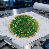Fabrication de cartes de circuits imprimés (PCB)/assemblages de circuits imprimés (PCBA) pour serveurs haute fréquence, assemblage de circuits imprimés RF micro-ondes, matériau R5775G, sur mesure haut de gamme