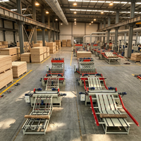 Mesin Pengupas Veneer Kayu Otomatis Rotary Plywood 4/8 Kaki dengan Pompa Motor Presisi Tinggi