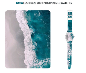 Personalizzato Foto di Vigilanza di Signora Stampati Personalizzati Riciclare <span class=keywords><strong>Plastica</strong></span> Orologio Da Polso OEM Vernice di <span class=keywords><strong>Plastica</strong></span> <span class=keywords><strong>Orologi</strong></span> Quadrante e <span class=keywords><strong>Cinturino</strong></span> - Product Image 3