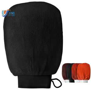 Logo privé 150D simple viscose corps <span class=keywords><strong>gommage</strong></span> gant bain <span class=keywords><strong>Massage</strong></span> maroc <span class=keywords><strong>Spa</strong></span> gants <span class=keywords><strong>Hammam</strong></span> douche exfoliant gant - Product Image 2