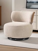 Fauteuil pivotant moderne pour salon, luxe léger, créatif, minimaliste, pour la réception, la négociation, pour balcon