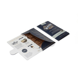 Tùy chỉnh cao cấp gấp hộp giấy cho thanh sô cô la không thấm nước với dập nổi Matt cán UV lớp phủ in xử lý - Product Image 3