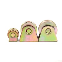 Roulettes en nylon et acier pour rails, accessoires en forme de V et de U, rouleaux pour portes coulissantes, roues de 4 mm d'épaisseur, vente en gros