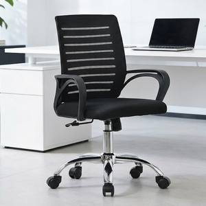 <span class=keywords><strong>Silla</strong></span> de Oficina Ergonómica de Malla para Computadora con Respaldo Ajustable, <span class=keywords><strong>Silla</strong></span> Giratoria para Secretaria al por Mayor - Product Image 1