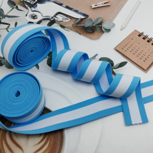 Bande élastique en tissu jacquard avec logo personnalisé, ruban de 35 mm pour vêtements de bébé, sous-vêtements, bande élastique pour vêtements, élastique multicolore - Product Image 3