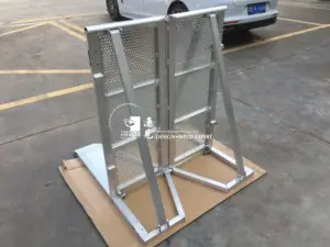 Barrière de sécurité en aluminium pour adultes, barricade amovible, offre spéciale