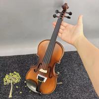 44 violon épicéa mat instrument violon étudiant débutant violon avec accessoires