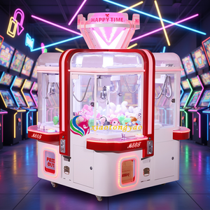 Factory Sale Multiplayer Coin Operated <b>Amusement</b> Commercial Toy Crane Claw <b>Machine</b> with Metal Case 350W 220V for Shopping Mall - Product Image 1