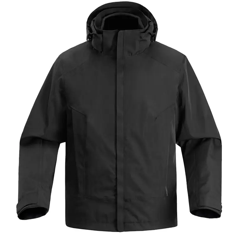 Storm-veste trois-en-un détachable pour homme, vêtements de Protection contre le froid pour l'extérieur et l'hiver