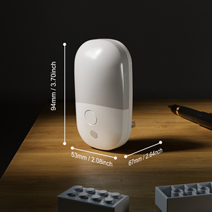 Plug-in Warm White 2700K Energy-Saving <b>LED</b> <b>Night</b> <b>Light</b> for Cozy Indoor Ambiance - Product Image 2