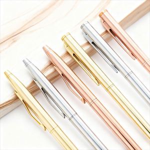 Hot-selling Gold and <b>Silver</b> Metal Ballpoint <b>Pen</b> with logo Slim Signature <b>Pen</b> Custom <b>Pen</b> Suitable for Corporate Advertising - Product Image 5