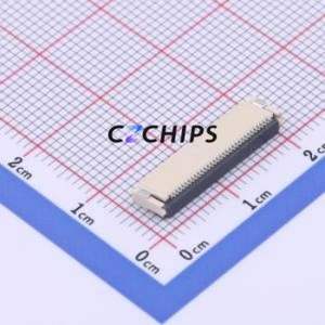 FPC-0.5HF-32PWBH20 FFC/FPC Connector SMD,P=0.5mm Connector Flip Cover Type <b>Double</b> <b>Side</b> Contact / Top Bottom Contact 32P 0.5mm - Product Image 2