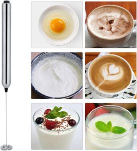 <span class=keywords><strong>Mousseur</strong></span> à lait électrique portatif mini, fonctionnant sur piles, en acier inoxydable, pour café et latte - Product Image 5