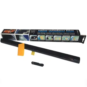 BRICOLAGE décoration voiture chaleur réglable solaire fenêtre teinter film en gros petit paquet cadeau boîte 50CM * 3M noir 20% vlt auto autocollant