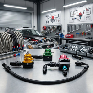 Pièces <span class=keywords><strong>de</strong></span> modification <span class=keywords><strong>de</strong></span> voitures <span class=keywords><strong>de</strong></span> course BJR, nouveau kit <span class=keywords><strong>de</strong></span> raccords à dégagement rapide en aluminium et régulateur <span class=keywords><strong>de</strong></span> pression AN6 AN8 AN10 pour système <span class=keywords><strong>de</strong></span> carburant - Product Image 4