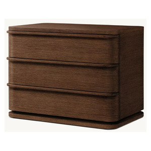 RH FURNITURE <b>High</b> End America Design Closed <b>Bedside</b> <b>Table</b> for Luxury Bedroom Furniture Sets NightStand - Product Image 3