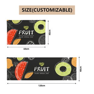 Morden Sang Trọng Chống-Trượt Sàn Nhà Bếp Mat Đặt Nước Hấp Thụ Pha Lê Nhung Mô Hình Rắn Thấp Cọc Bền Trang Trại Phong Cách Thảm - Product Image 6