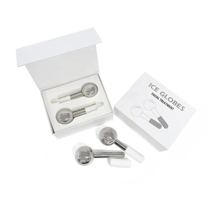 Globi di Ghiaccio per Viso Rotanti a 360 Gradi con Logo Personalizzato, Nuova Tendenza, Bastoncini Cryo Raffreddanti, Rullo <span class=keywords><strong>Massaggiatore</strong></span> in Acciaio Inox per Viso e Occhi - Product Image 6