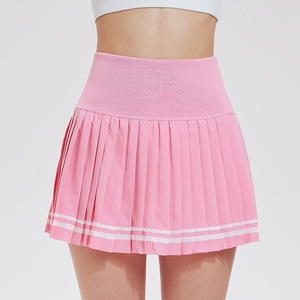 Jupe plissée pour femme 3XL à taille haute, avec logo personnalisé, 2 en 1, anti-transparence, effet seconde peau rafraîchissant, pour le tennis, le golf, le badminton et le paddle - Product Image 6