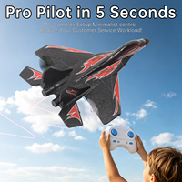 Avion RC moyen portée 200m en mousse EPP, 1 batterie, prêt à voler, télécommandé, compatible FBA, vente au détail