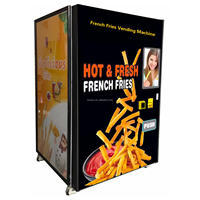 Distributeur Automatique de Frites de Poulet Chaud et Frites de Frites avec Four