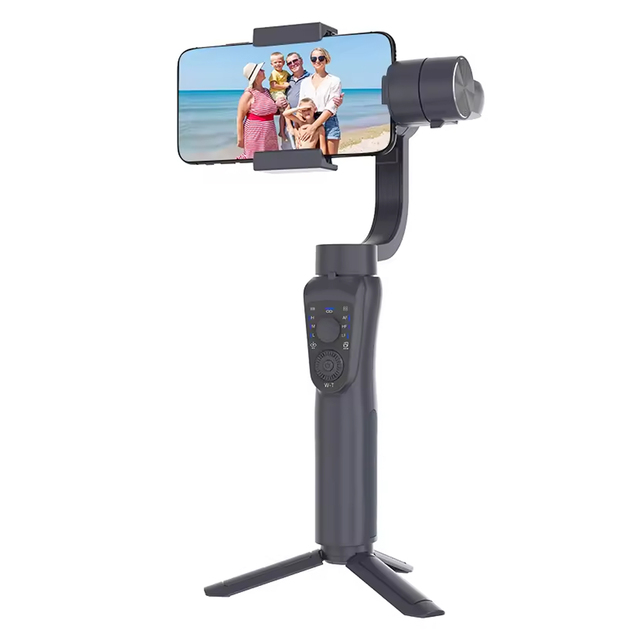 with Tripod S5B 360 AI Auto Face Tracking Rotation Handheld Anti-shake Phone Gimbal Stabilizer Face Tracking VLOG Selfie