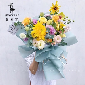 SINOWRAP Florist Cung Cấp Giấy Gói Không Thấm Nước Cho Hoa - Product Image 3