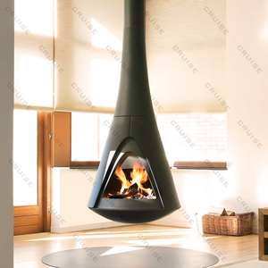 CRUISE 700mm <span class=keywords><strong>cheminée</strong></span> suspendue à <span class=keywords><strong>granulés</strong></span> moderne montée au plafond <span class=keywords><strong>cheminée</strong></span> suspendue au charbon de bois électronique sans fumée pour hôtels - Product Image 1