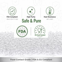 Granulés de polypropylène de qualité alimentaire conformes à la FDA pour les contenants alimentaires et les ustensiles de cuisine
