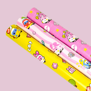 2024 New Design Elegant 50*70cm Cartoon Pattern <strong>Printed</strong> Gift Wrapping <strong>Paper</strong> for <strong>Baby</strong> Shower Kids Birthday - Product Image 1