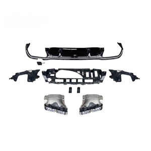 Diffuseur AMG en gros d'usine, ajustement précis, lèvre arrière E63 avec embouts d'échappement pour Mercedes Benz Classe <span class=keywords><strong>E</strong></span> W213 2016-2023 Sport - Product Image 3