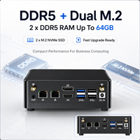 Mini PC de 13e génération Intel Core I9 13900H DDR5 64 Go de RAM NVMe 4.0 SSD USB4 Double LAN 2.5G 1G Windows 11 Pro Garantie d'usine de 3 ans