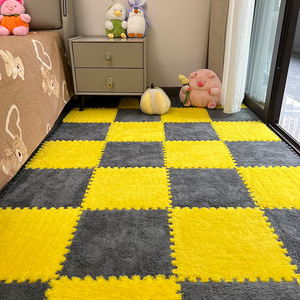 Phổ biến sang trọng nối thảm sàn bé chơi bò thảm chống trượt mềm dễ dàng để làm sạch máy có thể giặt cho phòng nhà - Product Image 1