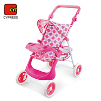 Vente directe en usine, poussette de poupée en métal avec Table à manger, accessoires de poupée, jouets pour filles