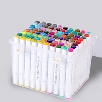 Yihuale — ensemble de stylos marqueurs permanent à double pointe, briquet résistant à l'eau et rechargeable, 262 couleurs