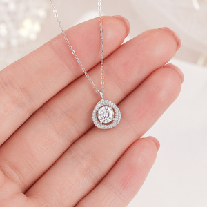 Elegant Teardrop Pendant Necklace Fashion Jewelry Women Minimalist <b>Chain</b> Necklace For Daily Wear Gift - Product Image 2