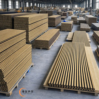 Panneaux muraux acoustiques modernes en MDF avec absorption sonore et réduction du bruit de 80 %, écologiques pour les murs et plafonds intérieurs