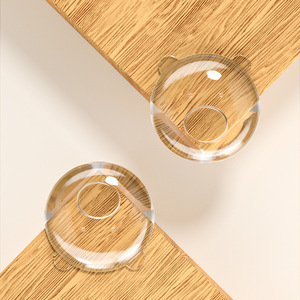 Panda Style Silicone Corner <b>Protectors</b> Spherical Shape For <b>Table</b> Coffee <b>Table</b> Bag Edges Safety Guard - Product Image 1