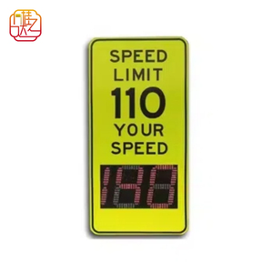 Radar di misurazione della velocità Display a LED segnale di istantanea intelligente per esterno velocità limite di velocità rilevatore radar - Product Image 5