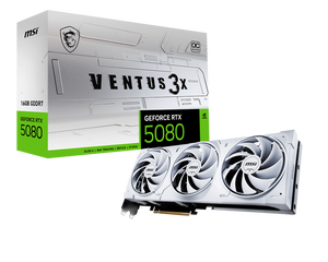 การ์ดจอเกมมิ่ง GeForce RTX 5080 16GB VENTUS 3X OC พัดลมสีขาว MXM PCIe 5.0 รุ่นใหม่ ปี 2025 สำหรับ GeForce RTX 50 - Product Image 2