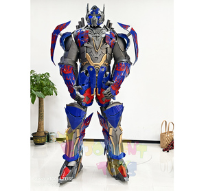 Traje de Robot Animatrónico para Adultos Estilo Zanquero con Luces LED y Casco de Cara Intercambiable para Cosplay y Espectáculos - Product Image 4